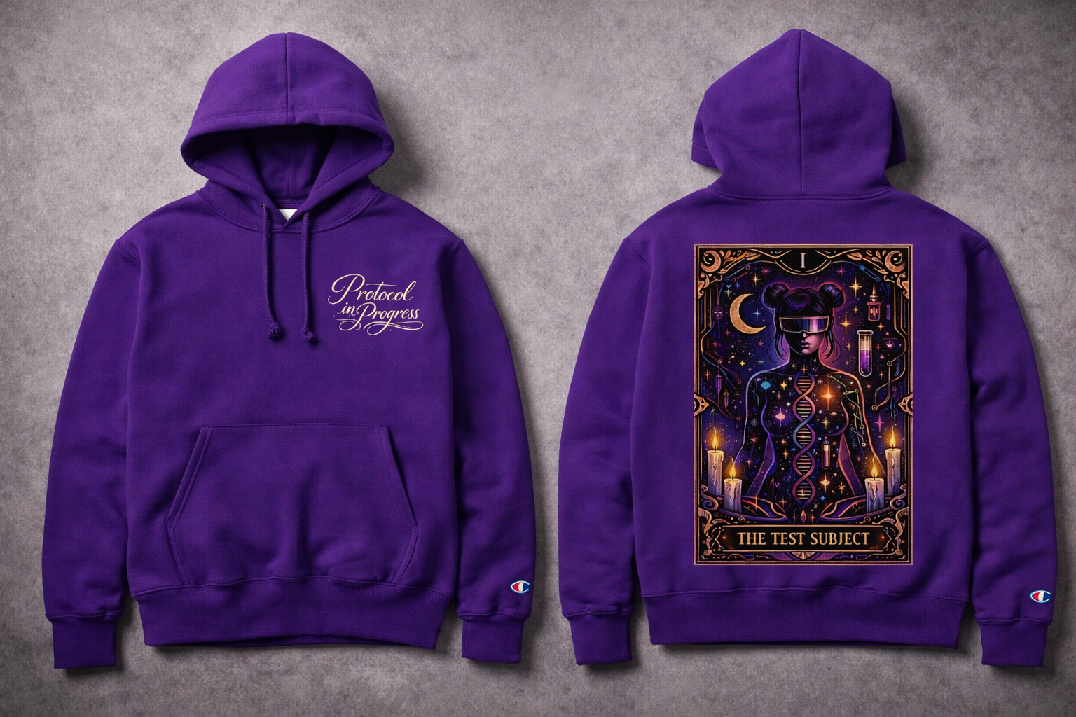 The Test Subject Purple Hoodie